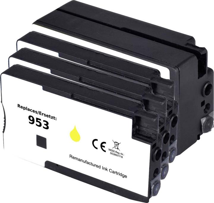 Produktbild Renkforce Tintenpatrone ersetzt HP 953 (6ZC69AE) Kompatibel Kombi-Pack Schwarz, Cyan, Magenta, Gelb (M, C, Y, BK)
