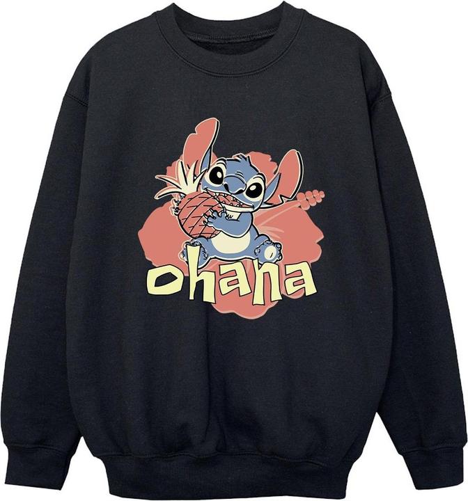 Produktbild Disney Lilo And Stitch Ohana Pineapple Sweatshirt Jungen (140, 146)