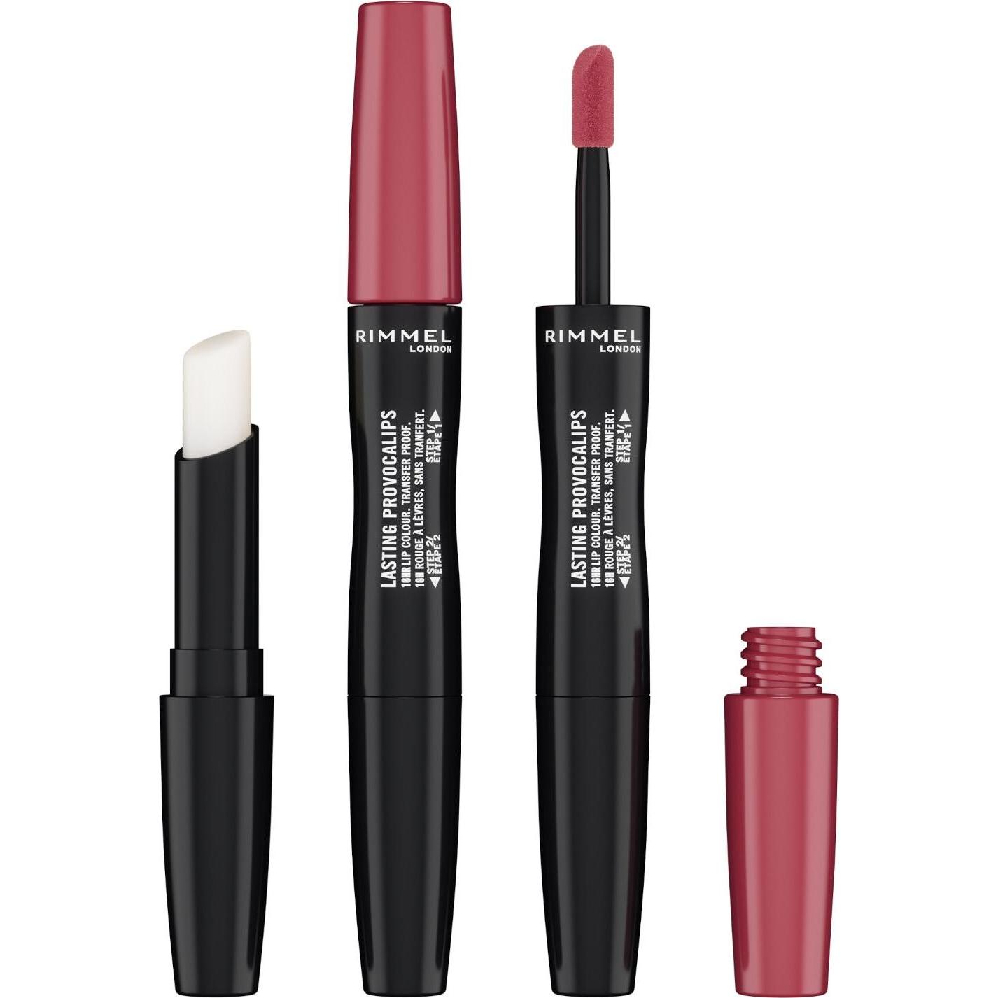 Thumbnail - Rimmel London, Lippenstift + Lipgloss, Lasting Provocalips (210 Pinkcase Of Emergency)