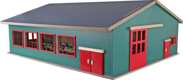 Productafbeelding Kids Globe Farming Kids Globe Laufstall mit Lager und Weide 1:32