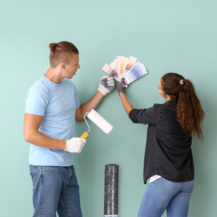 Actual product image Relaxdays 2x painter's fleece (100 x 1000 cm)