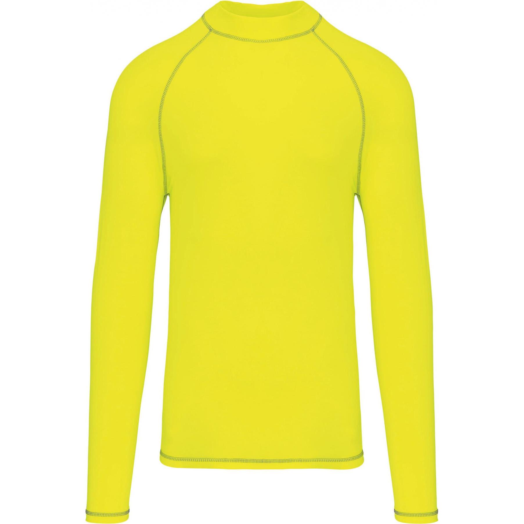 Proact, Funktionsshirt, Langarm-Unterhemd mit UV-Schutz (M), Gelb, M