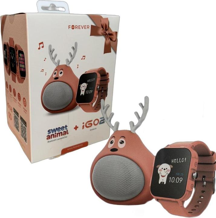 Produktbild Forever Kinder Smartwatch + Lautsprecher (336 h, Akkubetrieb)