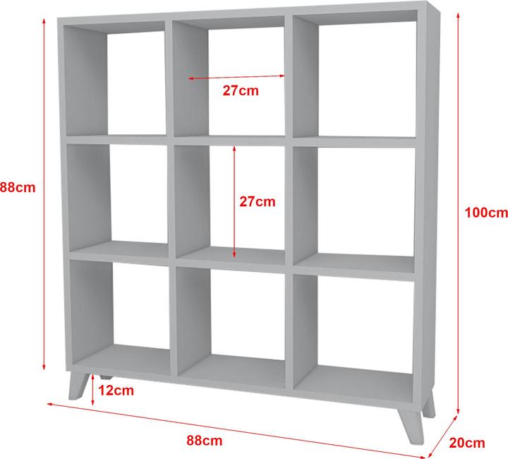 Immagine prodotto Jamb Scaffale verticale (88 x 20 x 88 cm)