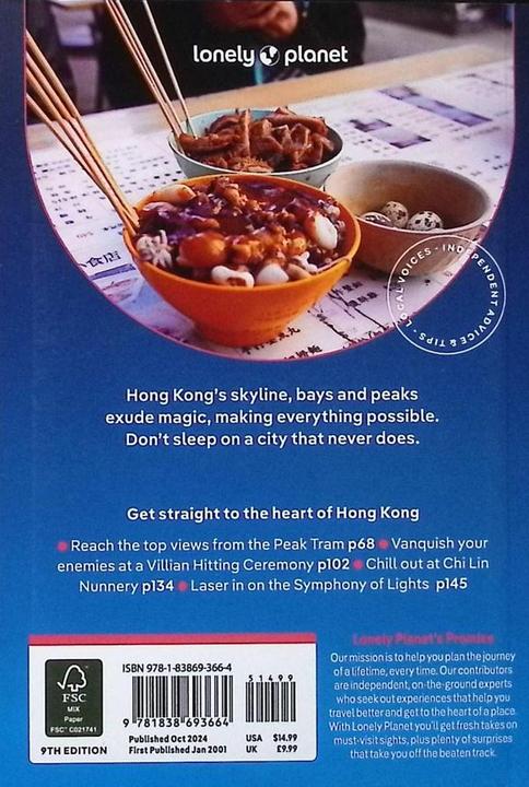Produktbild Pocket Hong Kong (Englisch, O'Malley, Thomas, Collectif, Angela, Hui, Lonely Planet, O'Malley Thomas, Angela Hui, 2024)