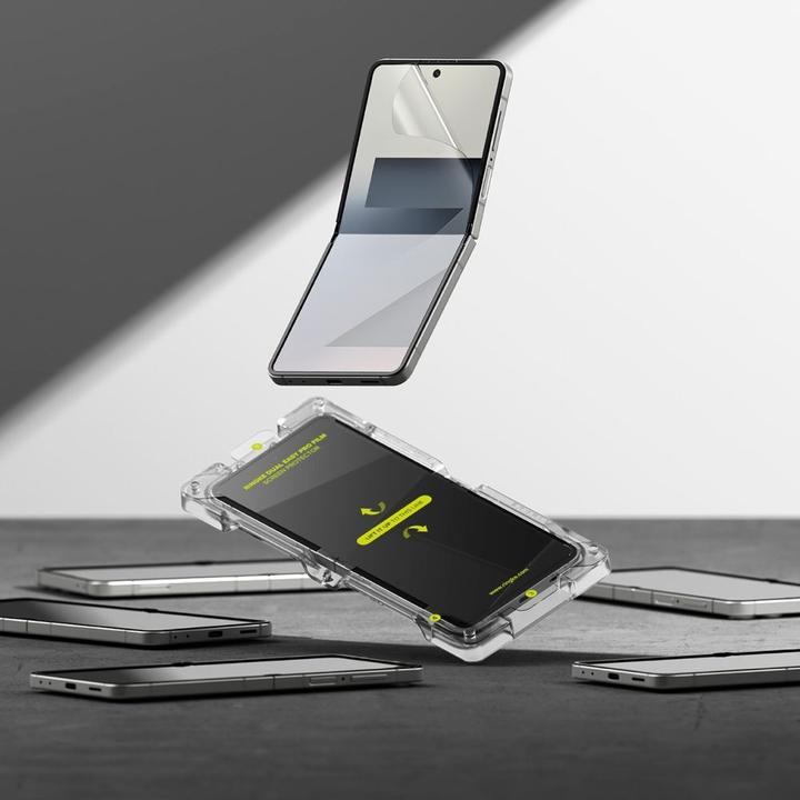 Produktbild Ringke - Dual Easy Pro Film (2 pack) - Samsung Galaxy Z Flip7 - Clear (2 Stück, Samsung Galaxy Z Flip7)