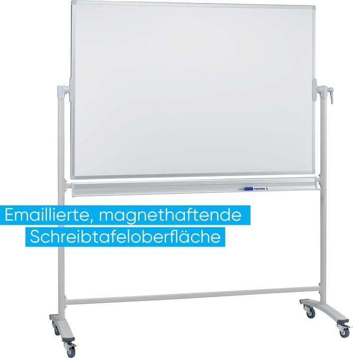 Actual product image Franken Whiteboard Mobile Pivot Enamel (220 x 120 cm)