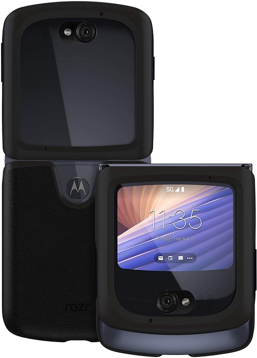 Immagine prodotto Motorola Custodia in pelle nera per RAZR - PG38C03190 (Motorola Razr (2020))