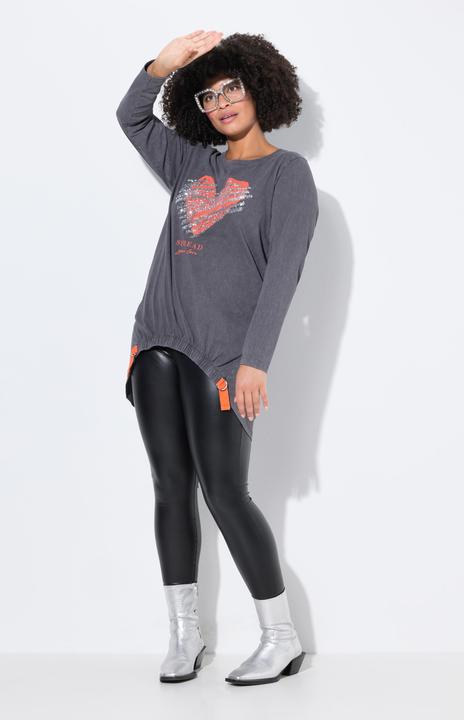 Produktbild Angel of Style Sweatshirt, A-Linie, verziertes Herz, elastischer Saum (54)