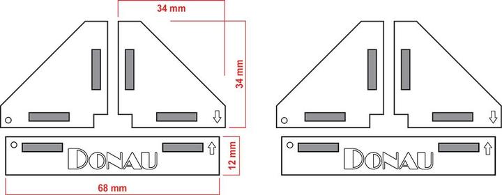 Image du produit Donau Kit d'équerres de modélisme