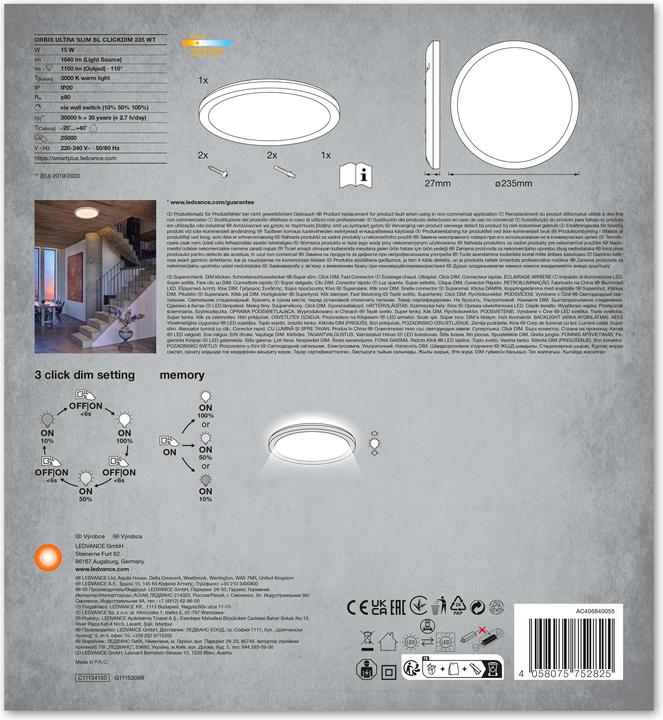 Produktbild Ledvance Orbis Ultra Slim Click (1100 lm)