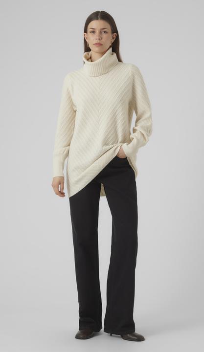 Produktbild Vero Moda VMANJASTINNA LONG COWL PULLOVER GA EXC Strickpullover (XS)