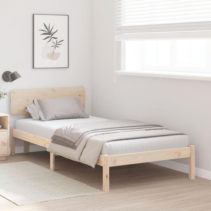 Image du produit vidaXL Holz-Bettgestell (90 x 190 cm)