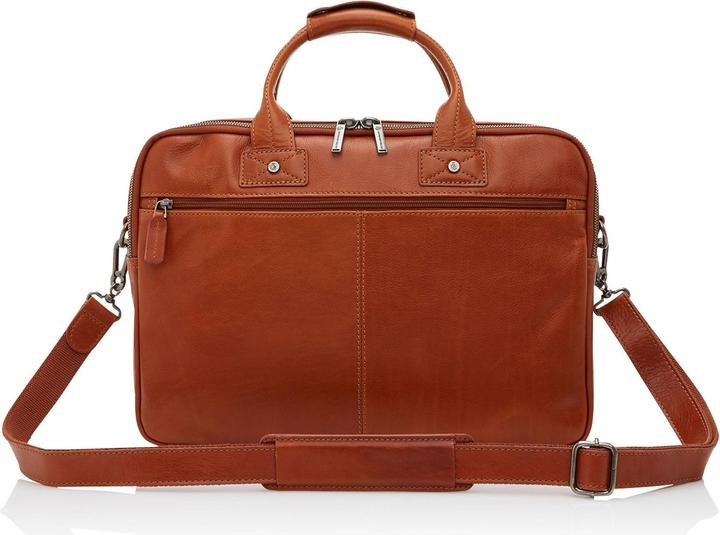Castelijn & Beerens & Beerens Firenze Large Licht Bruin Laptoptas Bruin