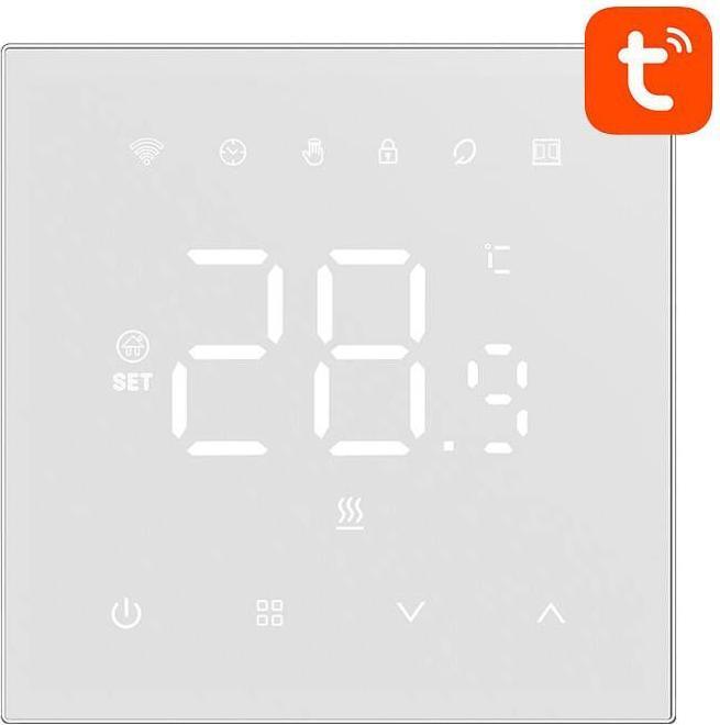 Avatto Termostato intelligente WT410-BH-3A-W Caldaia a gas 3A WiFi
