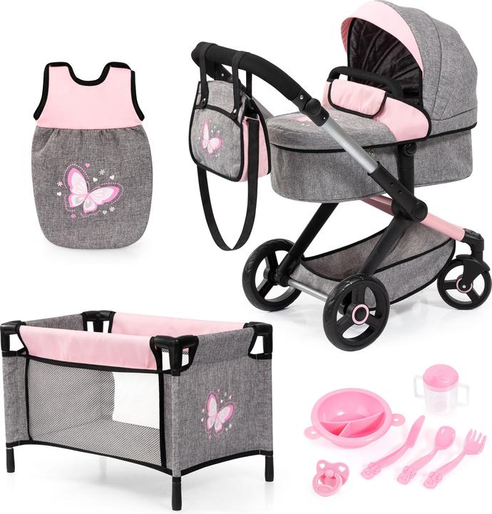Bayer Dolls pram Xeo mega set (17033AD)