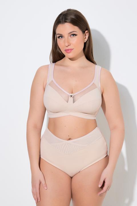 Actual product image Ulla Popken Illusion Mesh Support Bra (Single pack, 100 E)