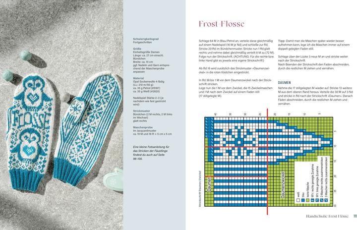 Actual product image Bunte Socken und witzige Handschuhe stricken (German, Andrea Hoedt-Konken, 2024)