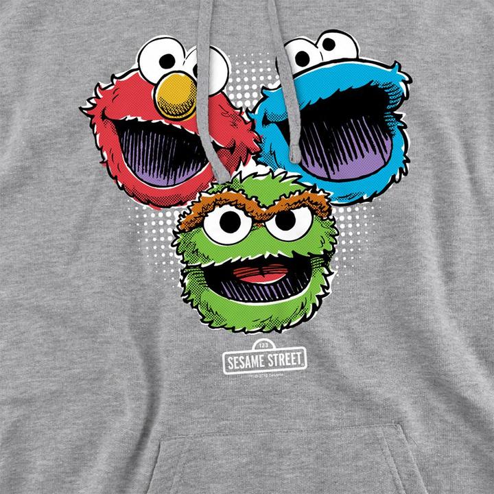 Produktbild Sesame Street Kapuzenpullover meliert (S)
