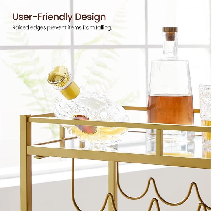 Actual product image Vasagle Serving trolley