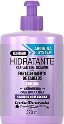 Gota Dourada Legitimo Hair Moisturizer For Strengthening With Keratin