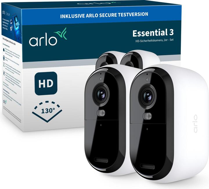 Produktbild Arlo Essential 3 2er Set (1920 x 1080 Pixels)