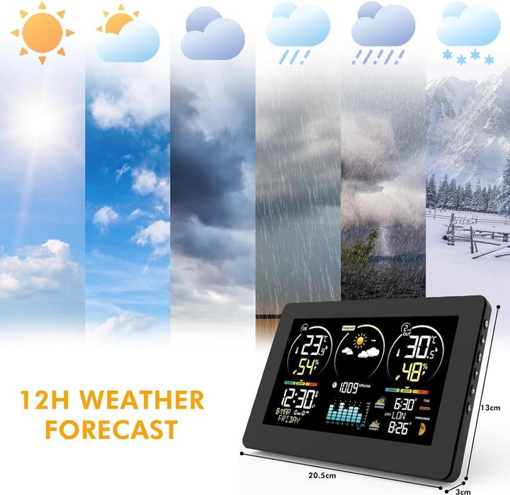 Actual product image Voksun Wetterstation mit Aussensensor
