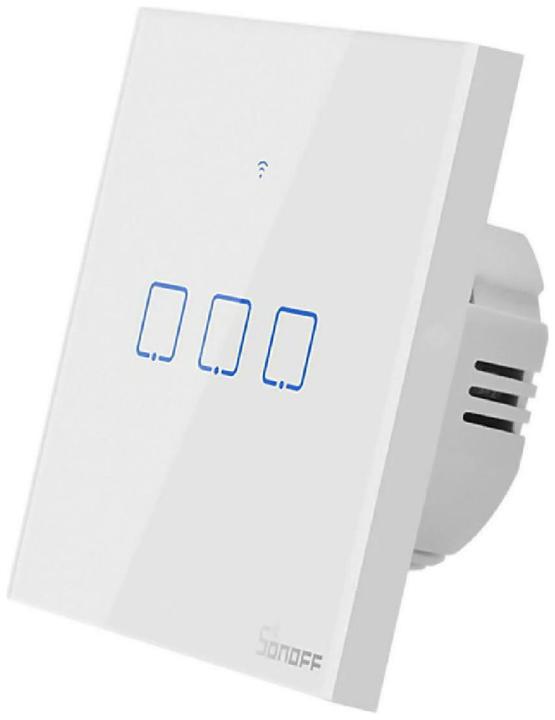 Image du produit Sonoff Commutateur d'éclairage T2EU3C-TX WiFi-RF, triple