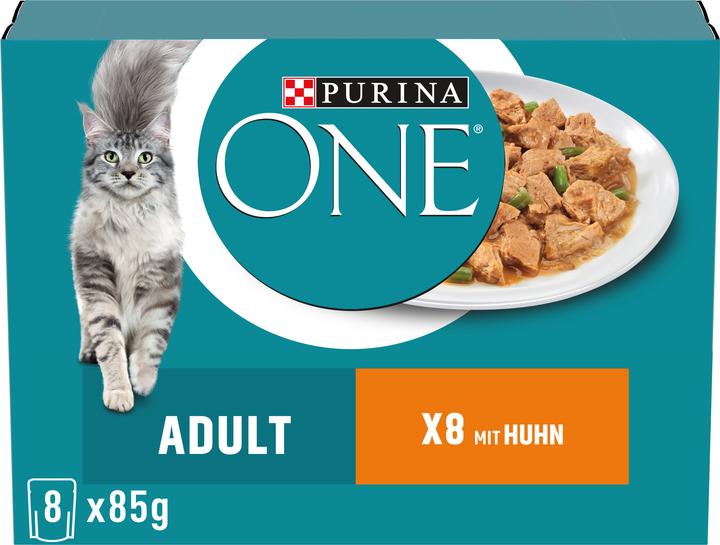 Produktbild Purina ONE Huhn (Adult, 8 Stk., 680 g)
