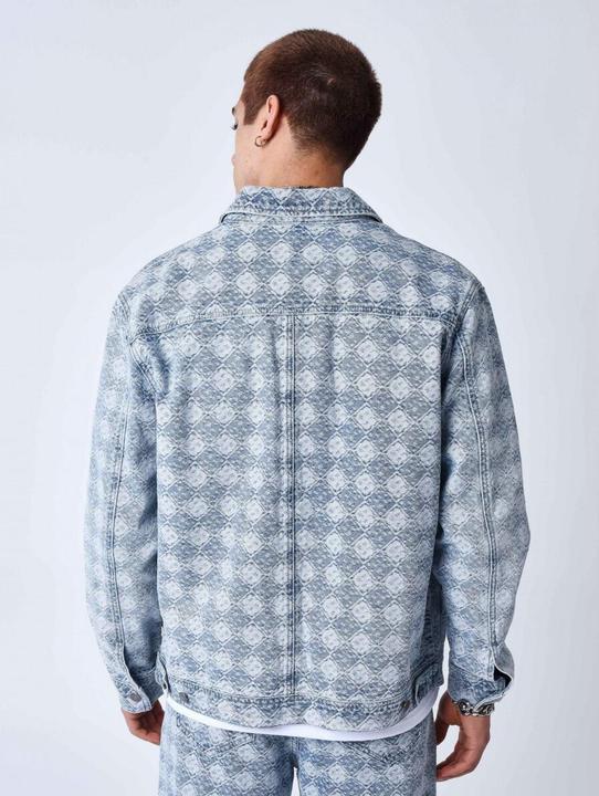 Produktbild Project X Paris Jeansjacke mit geometrischem Muster (M)