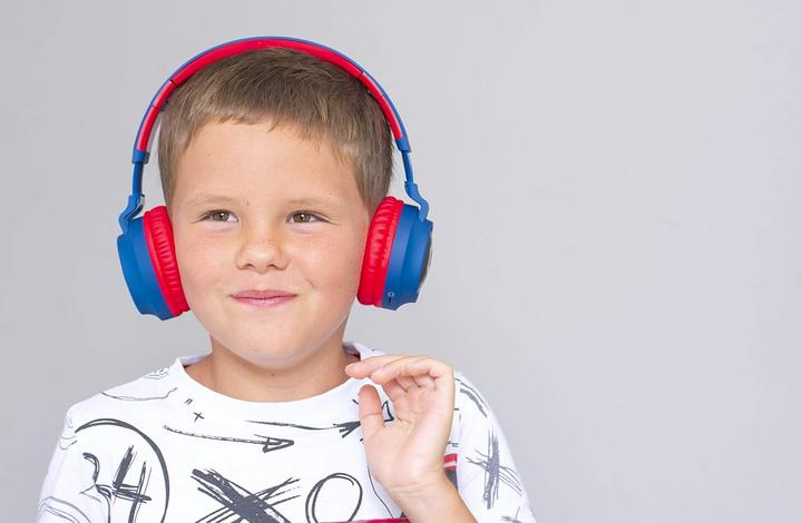 Produktbild PowerLocus Wireless Headphones Buddy Kids (Navy Red)