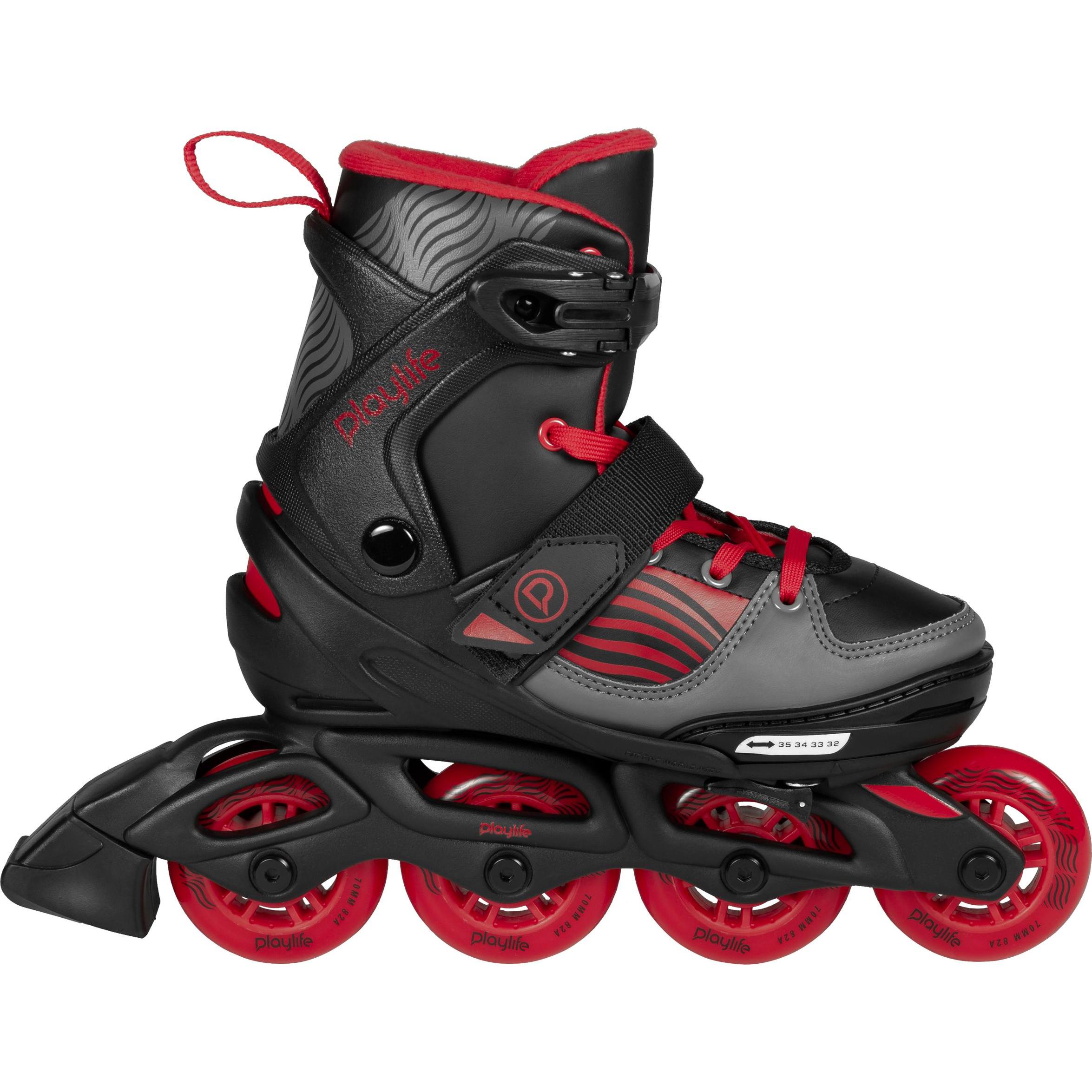 Playlife, Rollschuhe, Rollschuhe POWERSLIDE Dark Breeze verstellbar 35-38 (35)