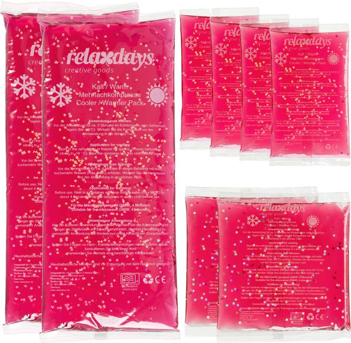 Produktbild Relaxdays 8x Kühlpad (8 x, 1730 g)