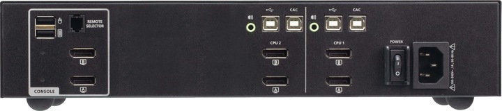 Produktbild Aten CS1142DP4C-AT-G 2-Port USB - DP Dual Display Secure