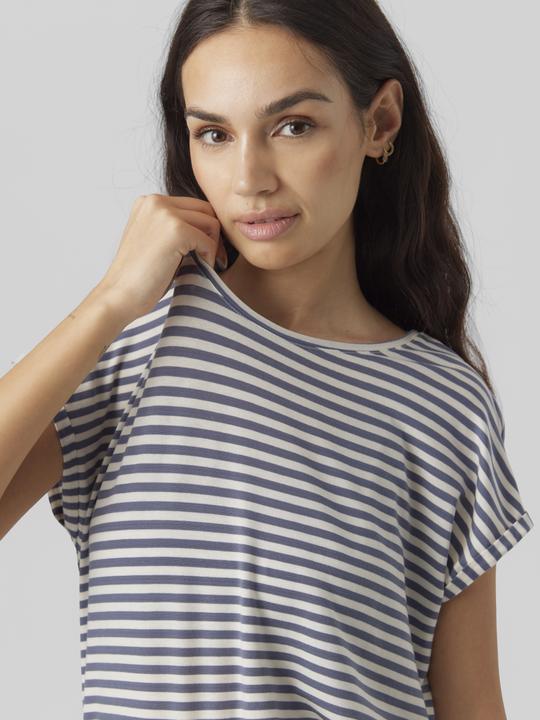 Actual product image Vero Moda Vmava Ss Top Stripe Ga Jrs Noos (M)