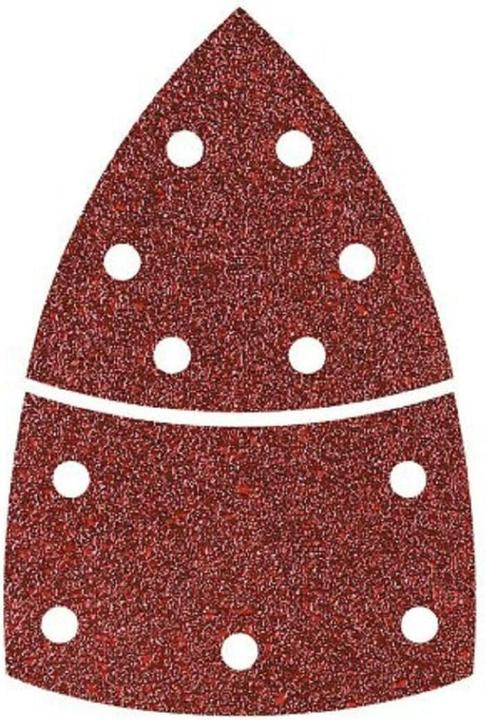 Immagine prodotto wolfcraft 10 fogli abrasivi adesivi 2 pezzi corindone K80 (80)