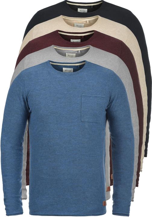 Immagine prodotto Blend Francisco Maglione Pullover Maglieria Da Uomo Con Girocollo Con Stampa In Cotone 100% (XL)