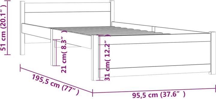 Immagine prodotto vidaXL Camala (90 x 190 cm)