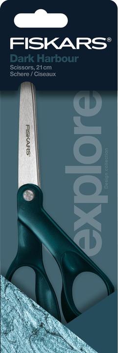 Image du produit Fiskars 1066459 Ciseaux métalliques polyvalents, Dark Harbour, 21 cm (21 cm)