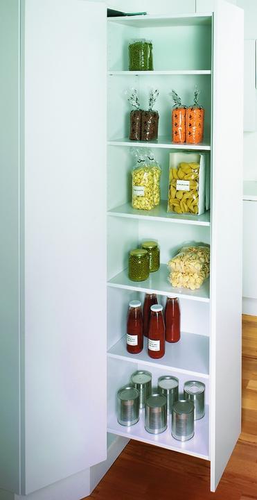 Peka Metall Tall cabinet front full extension box for wooden structures