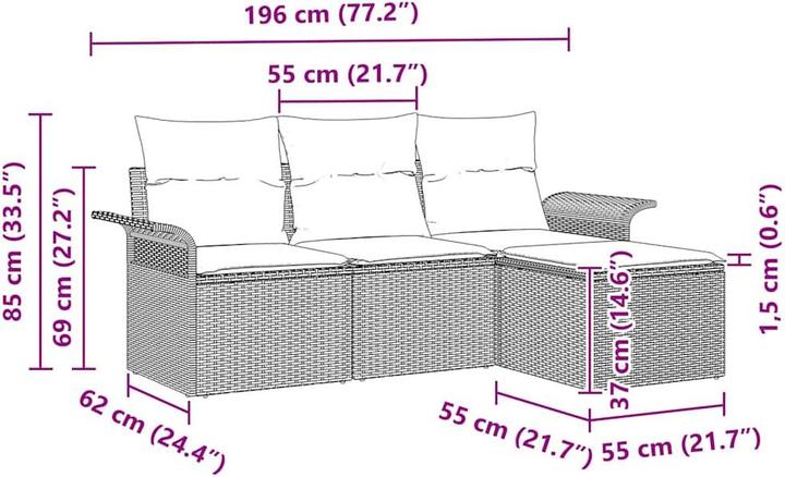Produktbild vidaXL Korbin