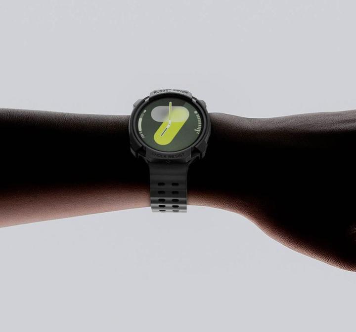 Productafbeelding Spigen Rugged Armor Case für Samsung Galaxy Watch 8 40 mm – Mattschwarz