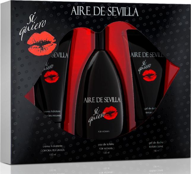Produktbild Aire de Sevilla Sí quiero Eau de Toilette 150 ml Set für Frauen (3 Artikel) (Parfum Set)