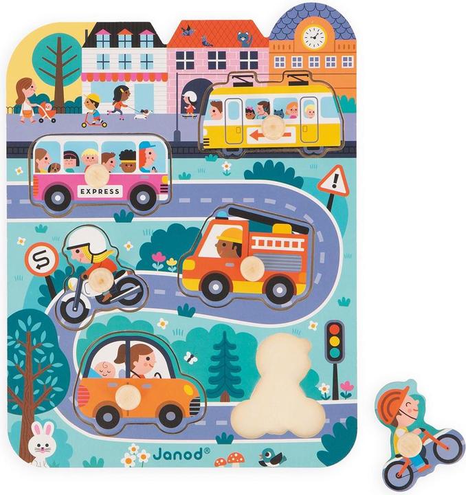 Immagine prodotto Janod Puzzle in città g (6 pezzi)