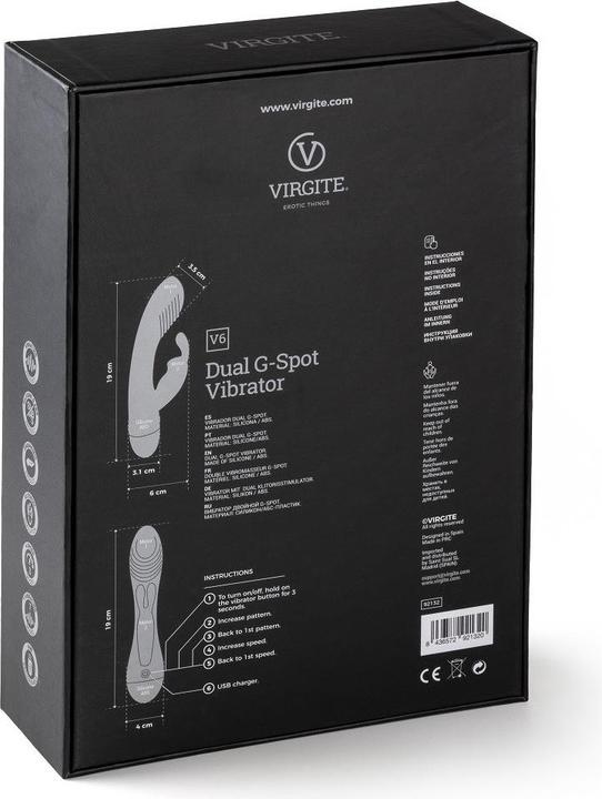 Produktbild Virgite Pink V6 Wiederaufladbarer Vibrator (BK)