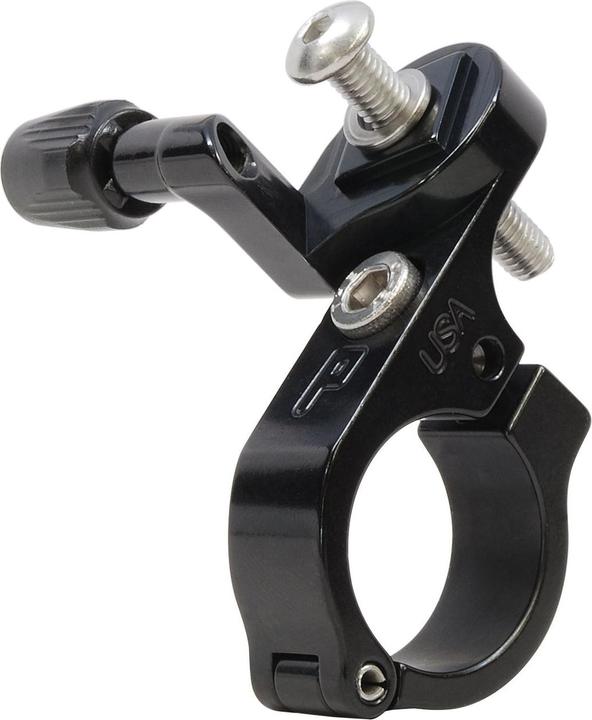 Actual product image Paul Component Engineering Paul Component - Thumbie Shifter Bracket, Shimano (Black/Right, 22.2mm)