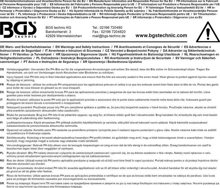 Actual product image BGS Bit (Cross Phillips PH)