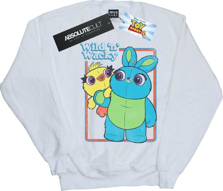 Actual product image Disney Mens Toy Story 4 Duck And Bunny Wild And Wacky Sweatshirt (4XL)