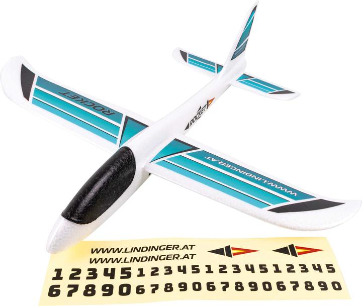 Actual product image Modellbau Lindinger Rocket" free flight model EPP 480mm glider (Glider)