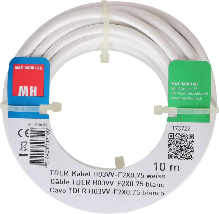 Produktbild Max Hauri TDLR-Kabel H03VV-F2X0.75 (10 m)